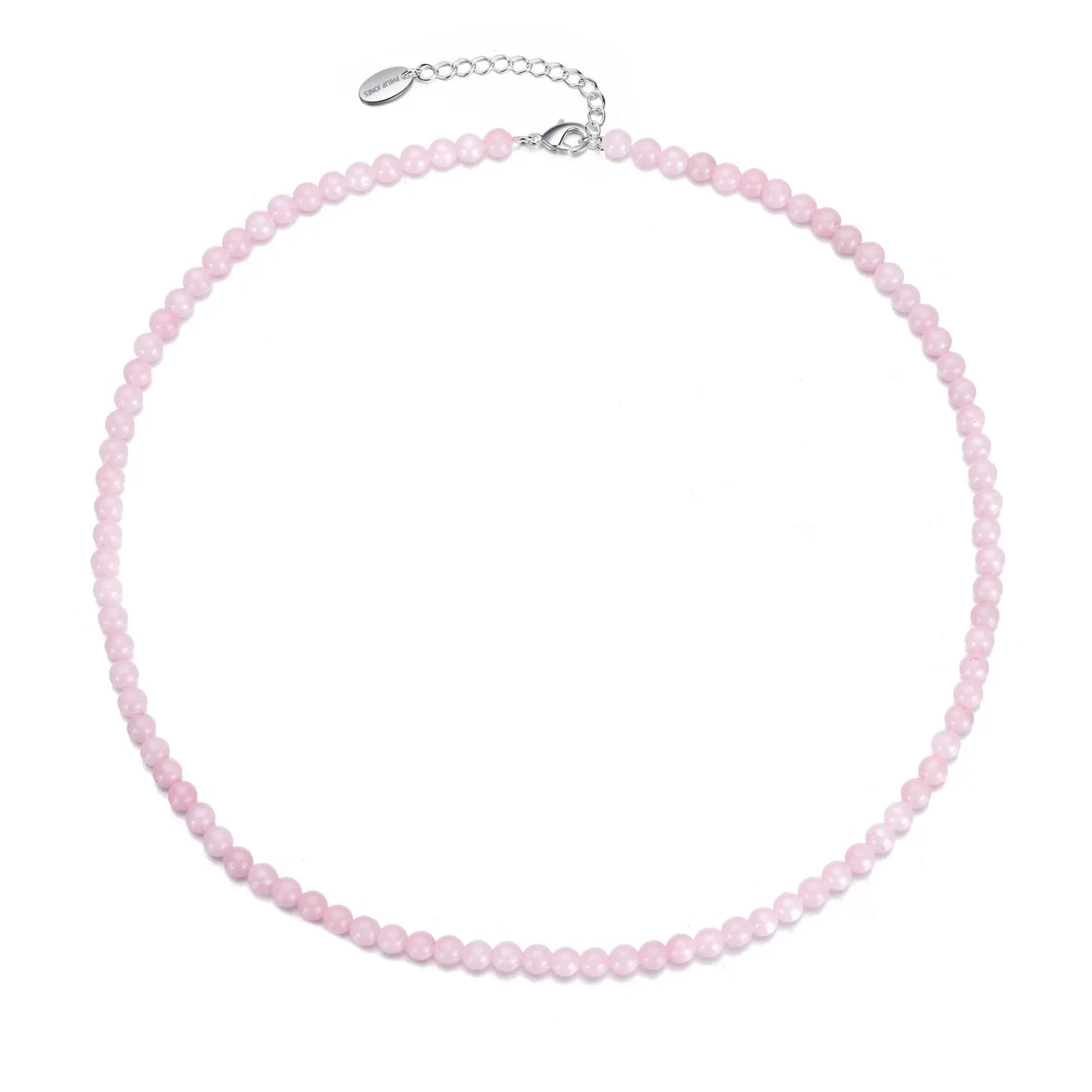 Rose Quartz Mini Beaded Gemstone Necklace: the shop's own photo