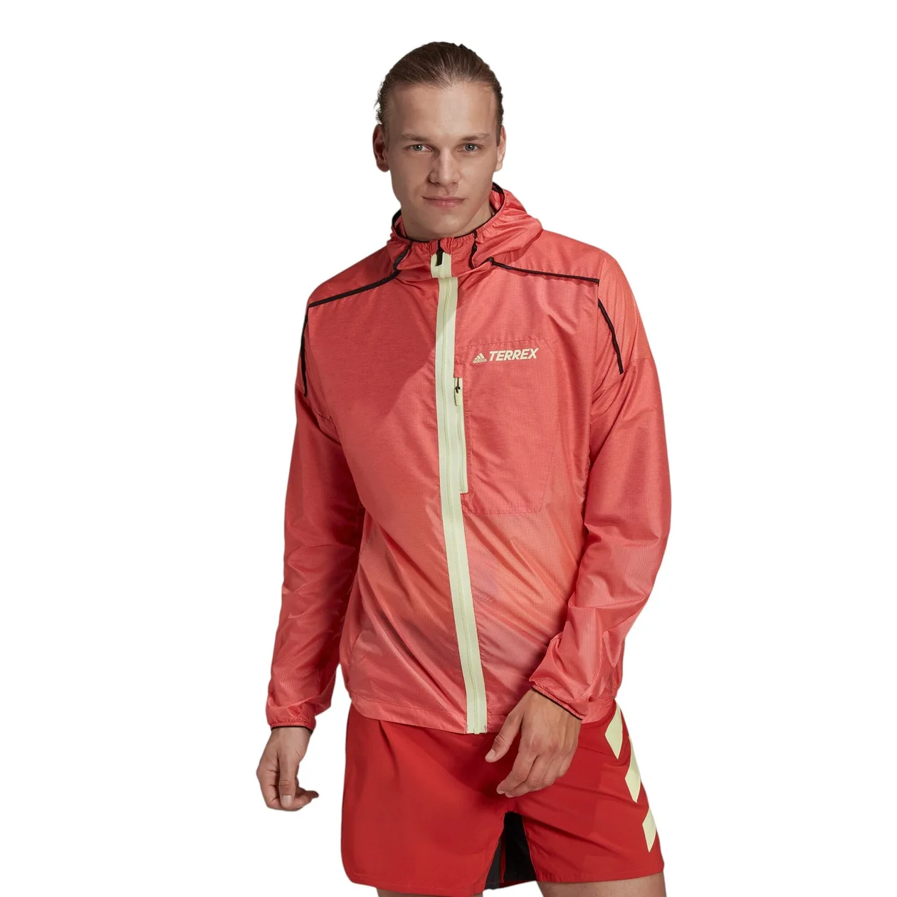 adidas Terrex Agravic Windweave Trail Windbreaker - Red | Size: XL: the shop's own photo