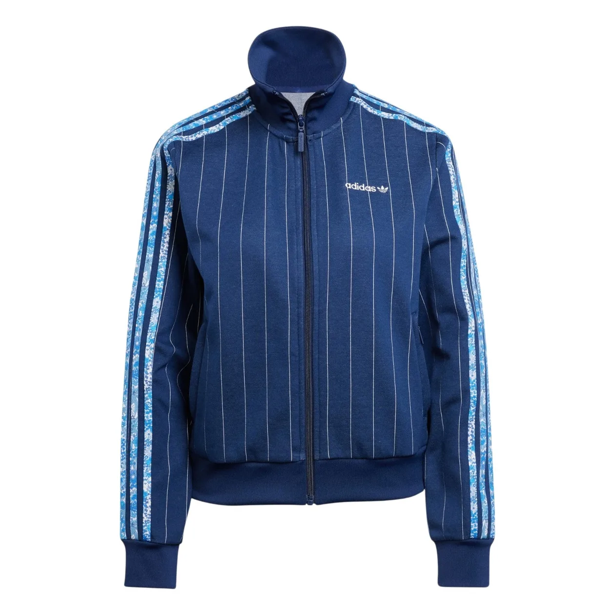 adidas Originals x Liberty London Tonal Blocked Track Top - Navy | Size: XS: the shop's own photo