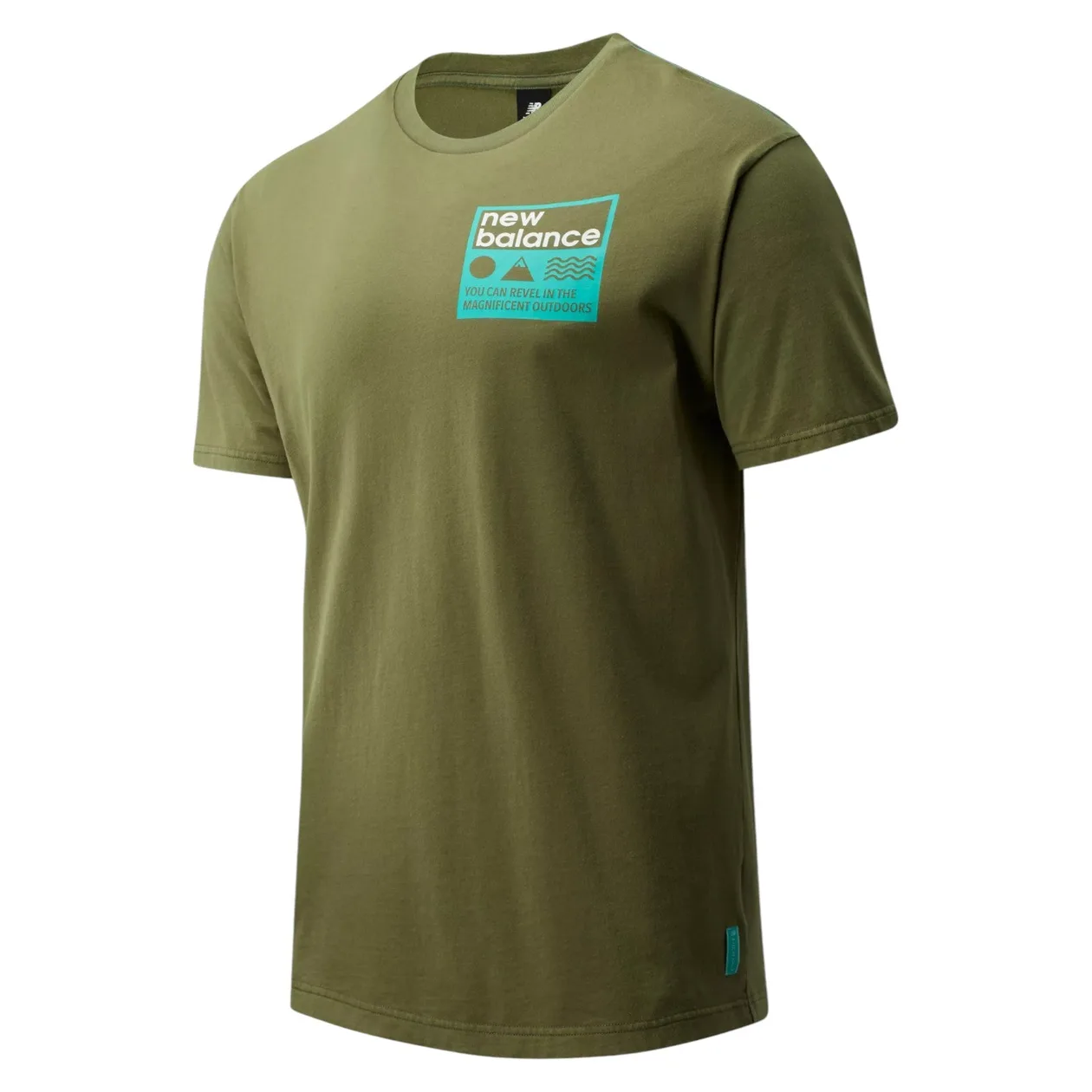 New Balance NB Athletics Trail Tee - Green | Size: S: the shop's own photo