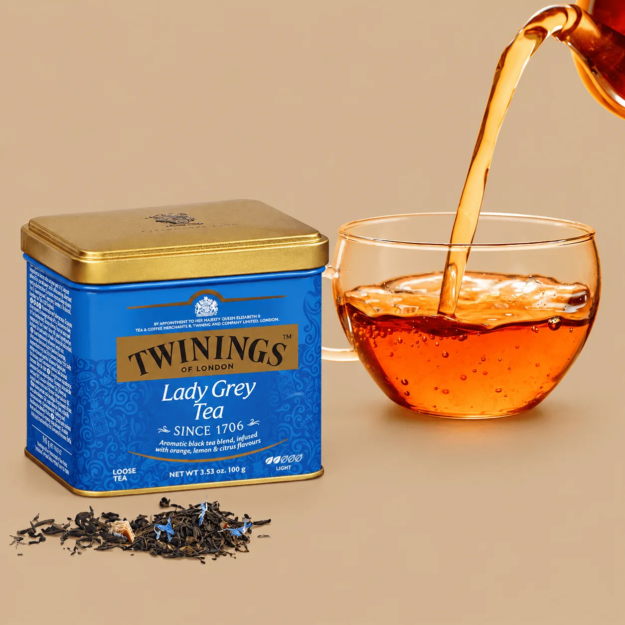 Twinings Lady Grey Loose Tea Tin - Citrus: the shop's own photo