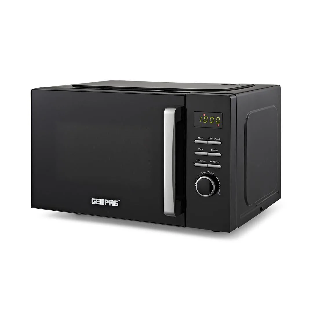 23L Black Digital Microwave Oven With 60 Minute Timer: the shop's own photo