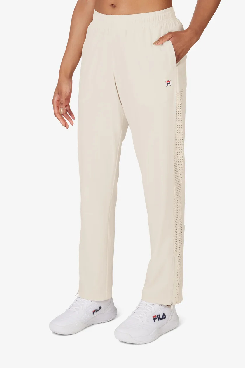 Beige Tennis Advantage Track Pant - L: the shop's own photo