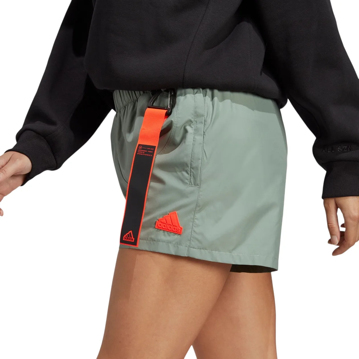 adidas Womens City Escape Shorts - Green | Size: S: the shop's own photo