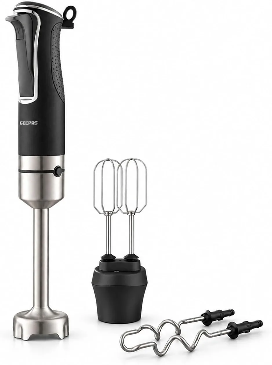 3-In-1 Black and Silver Hand Blender, Whisk & Beater: the shop's own photo