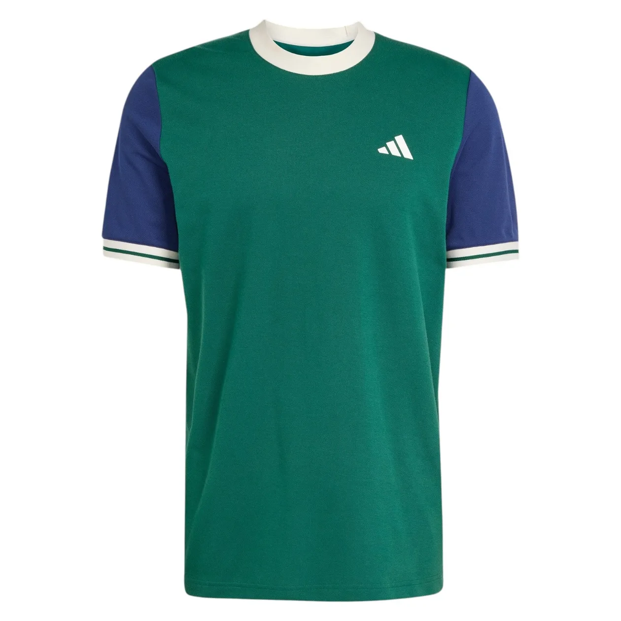 adidas Heritage Crew Neck Tennis Tee - Collegiate Green | Size: S: the shop's own photo