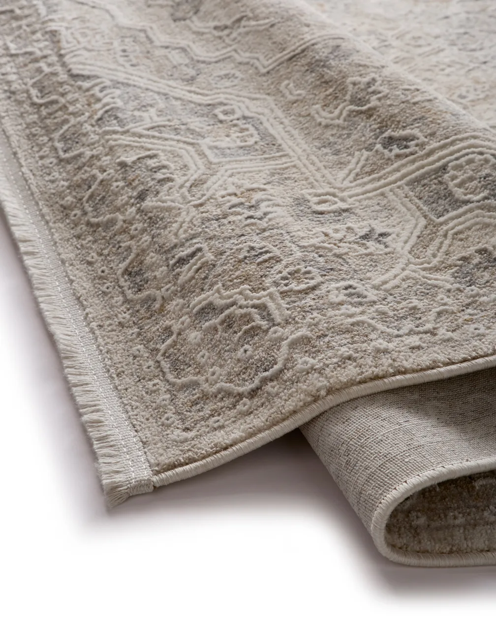 Opulent Seraphina Botanical Motif Rug - Origin Opulent Bijou Cream / 200X290: the shop's own photo