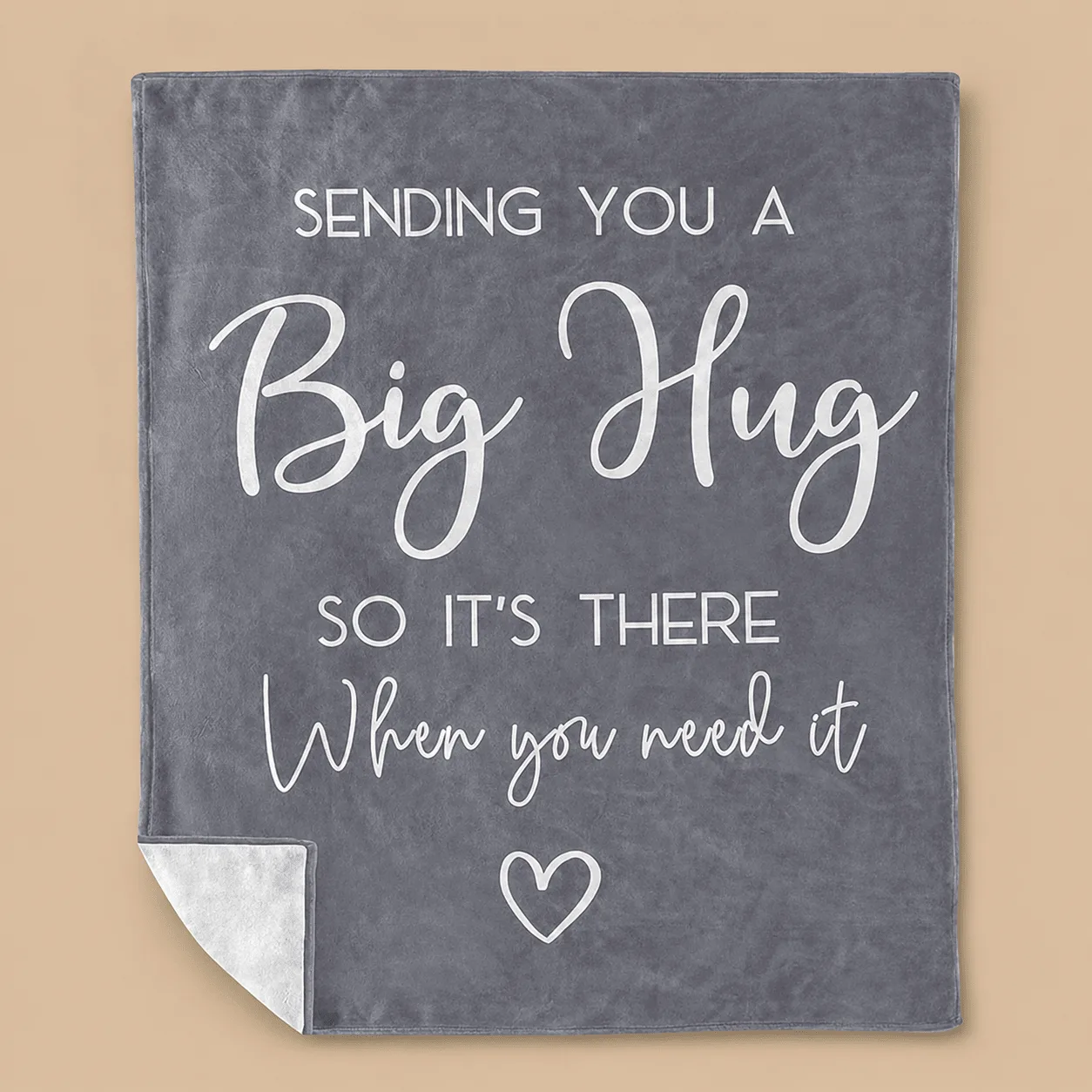 "Sending You A Big Hug" Blanket: the shop's own photo