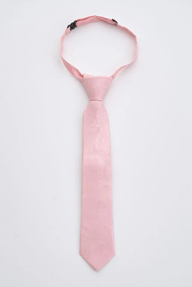 Junior Pink Paisley Tie: the shop's own photo