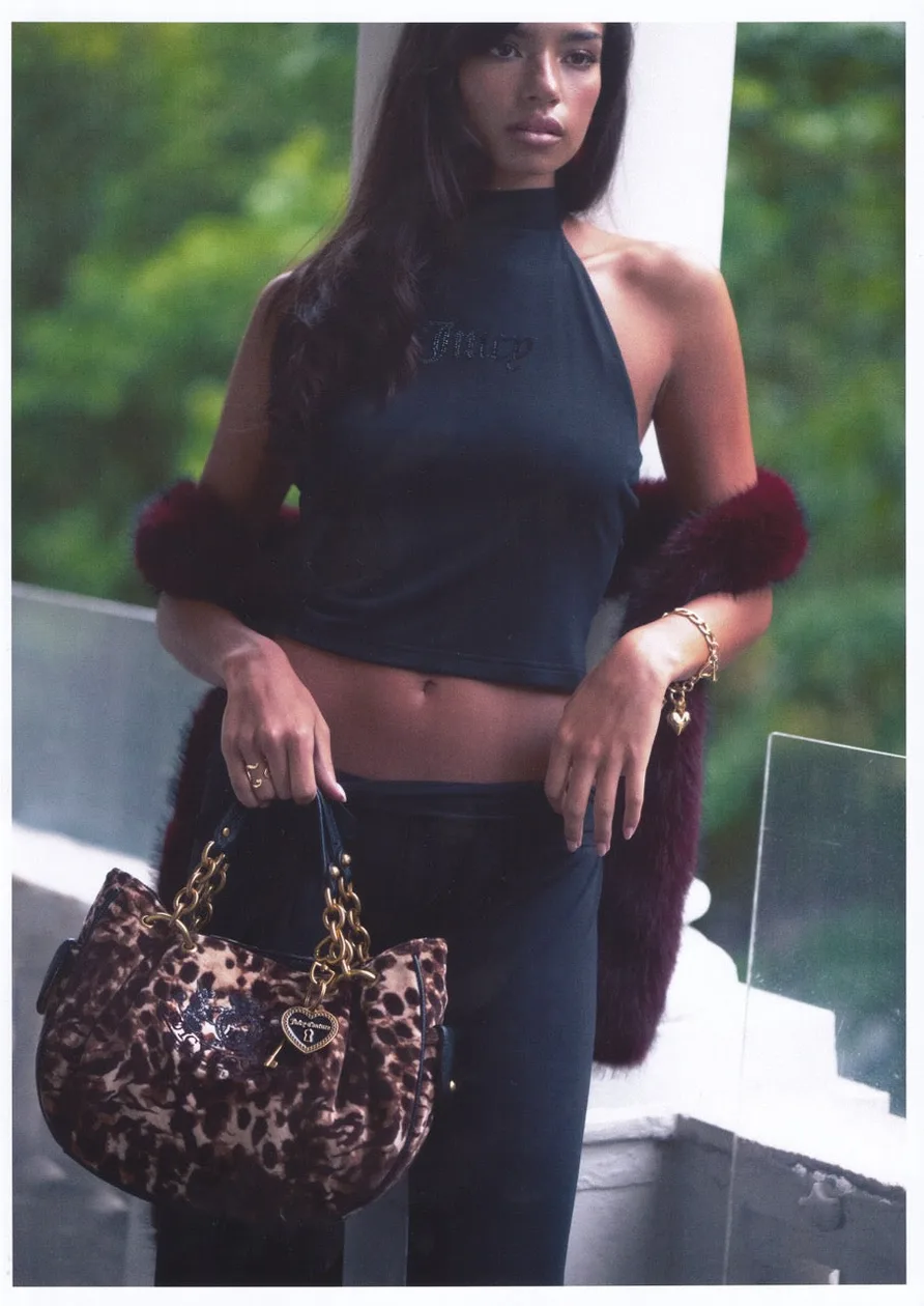 Black Diamante Halter Top - S / Black: the shop's own photo