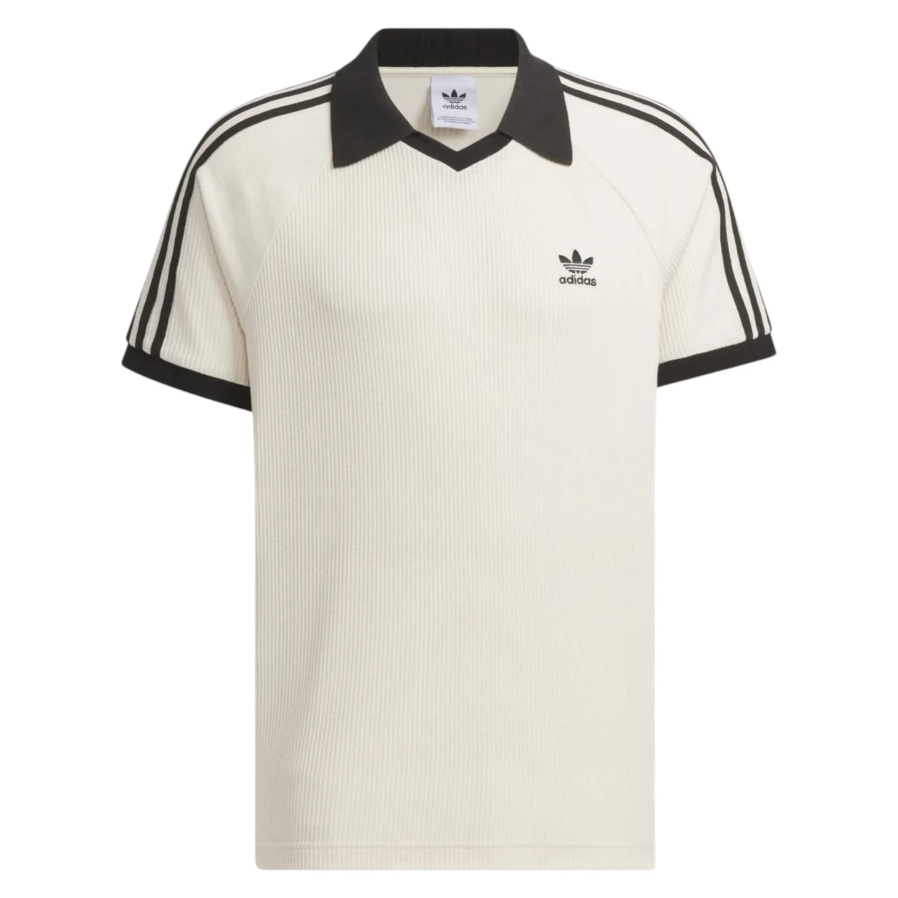 adidas Originals Waffle Short Sleeve Polo Shirt - Wonder White | Size: 3XL: the shop's own photo
