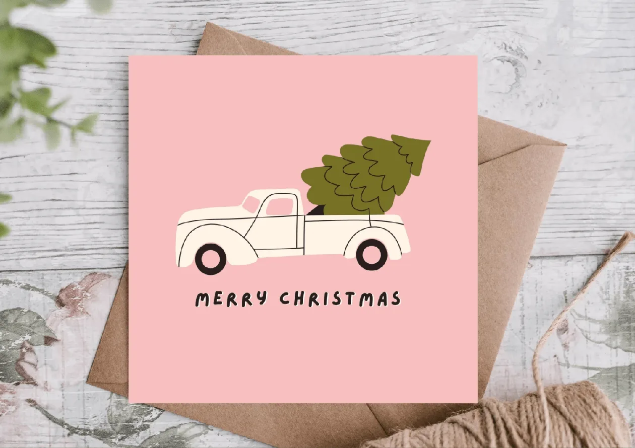 Christmas Card: the shop's own photo