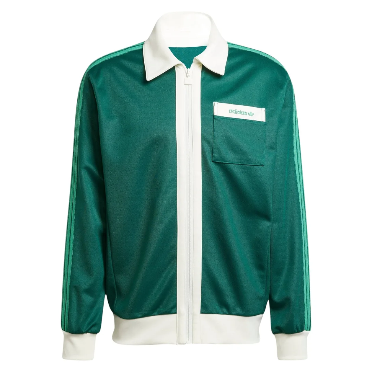 adidas Originals 3-Stripes Track Top - Collegiate Green | Size: S: the shop's own photo