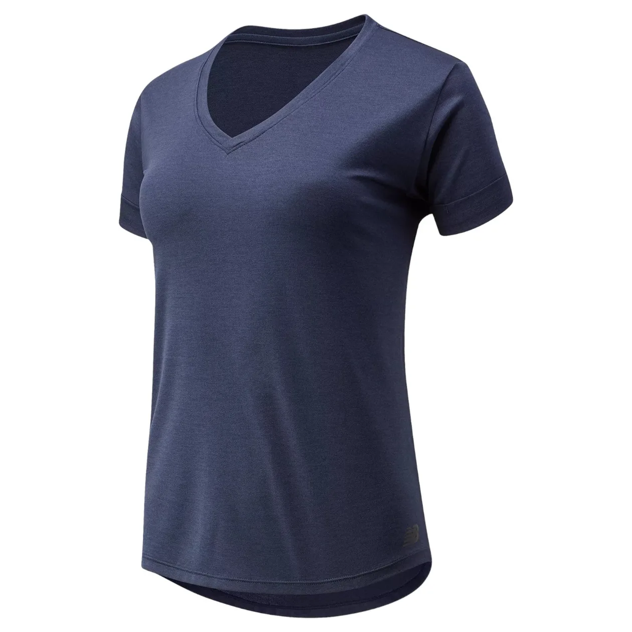 New Balance Womens Sport Heathered Tee - Navy | Size: L: the shop's own photo