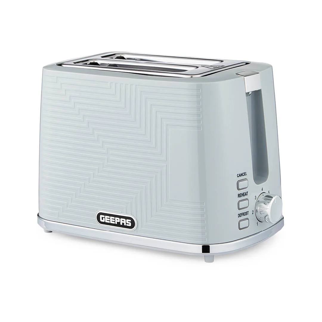 Grey 2-Slice Bread Toaster With 7-Level Browning Control: the shop's own photo