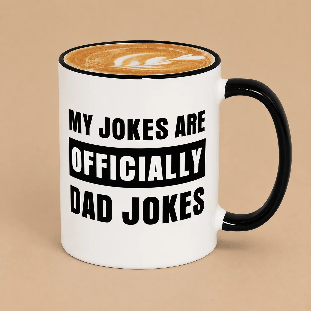 "My Jokes Are Officially Dad Jokes" Mug: the shop's own photo