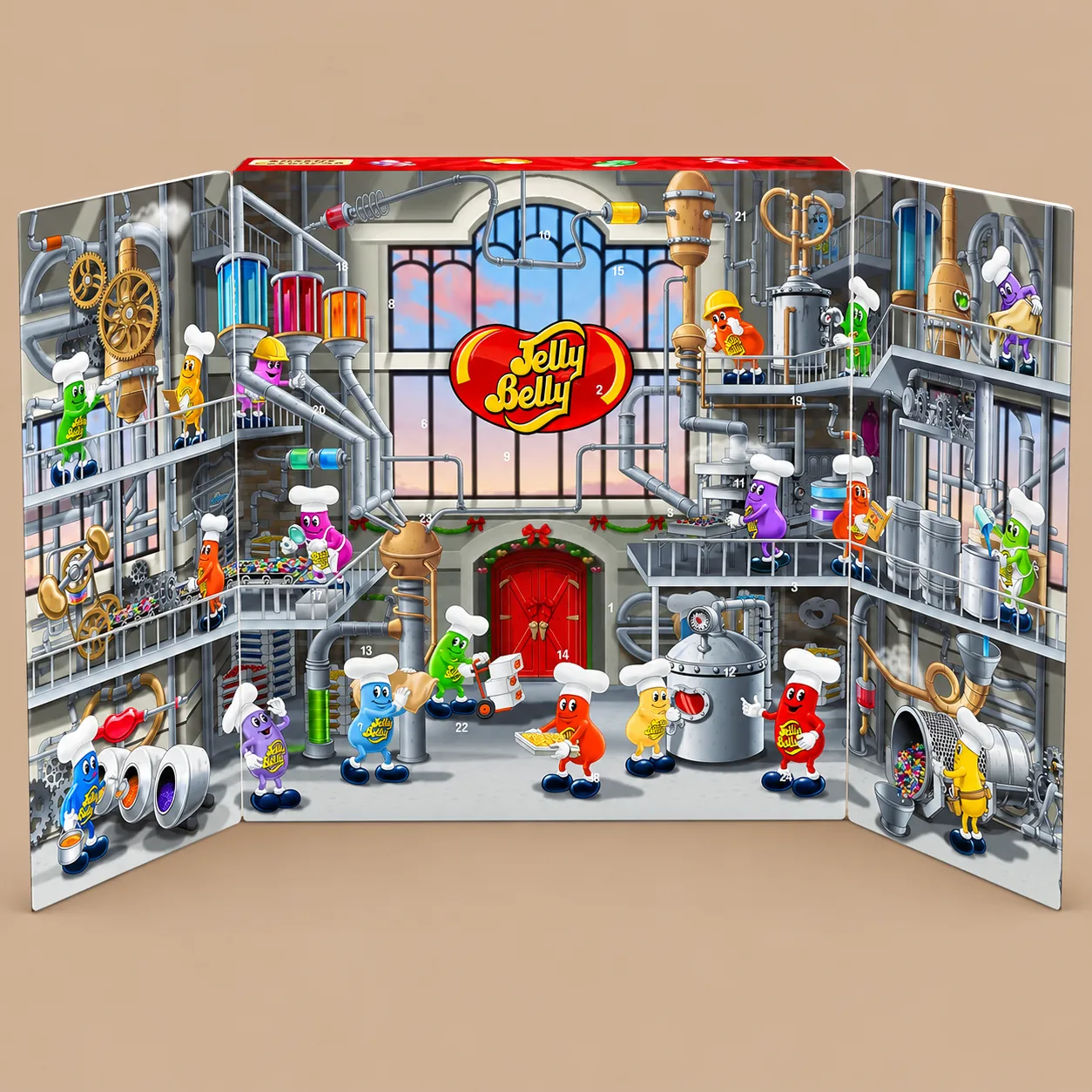 Mr Jelly Belly Christmas Jumbo Factory Advent Calendar: the shop's own photo