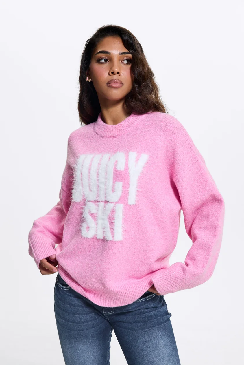 Begonia Pink Juicy Ski Knit Jumper - L / Pink: the shop's own photo