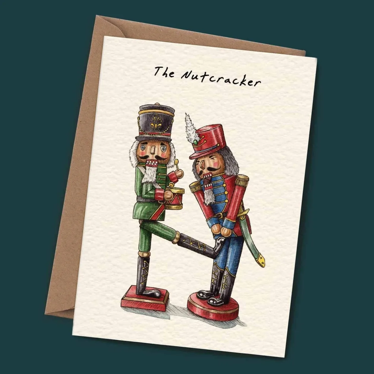Nutcracker Card | Christmas Card - 5" x 7": the shop's own photo
