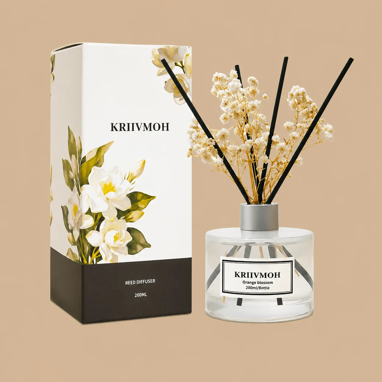 KRIIVMOH Orange Blossom Reed Diffuser: the shop's own photo