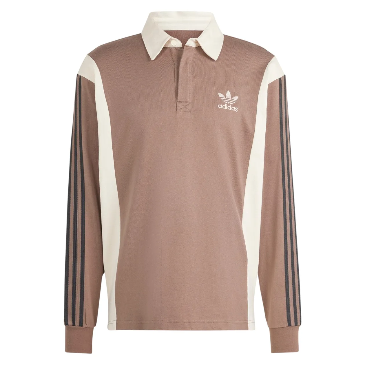 adidas Originals Men's Rugby Polo Shirt - Brown | Size: XS: the shop's own photo