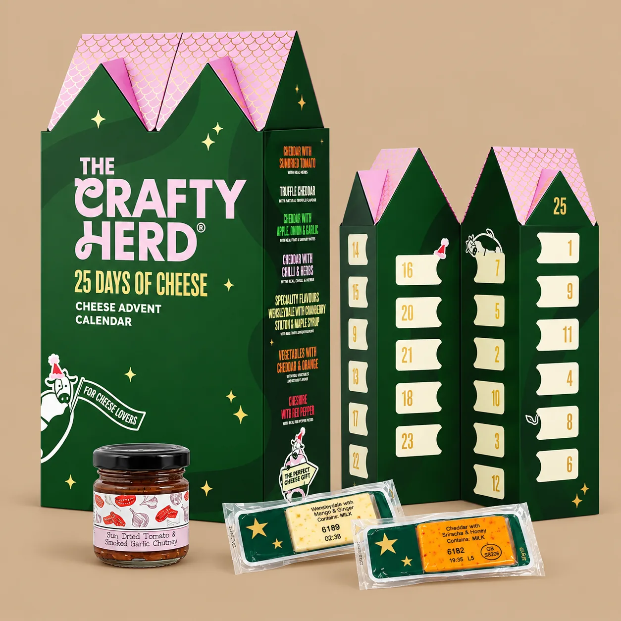 Cheese & Chutney Christmas Advent Calendar: the shop's own photo