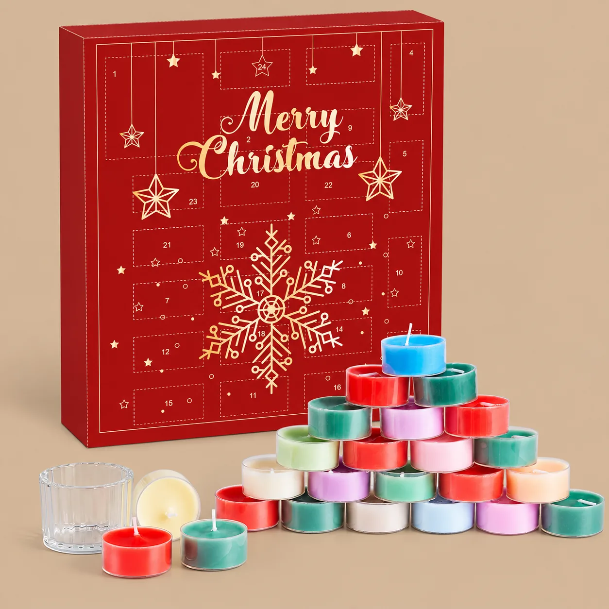 Rorchio Scented Tea Candle Advent Calendar: the shop's own photo