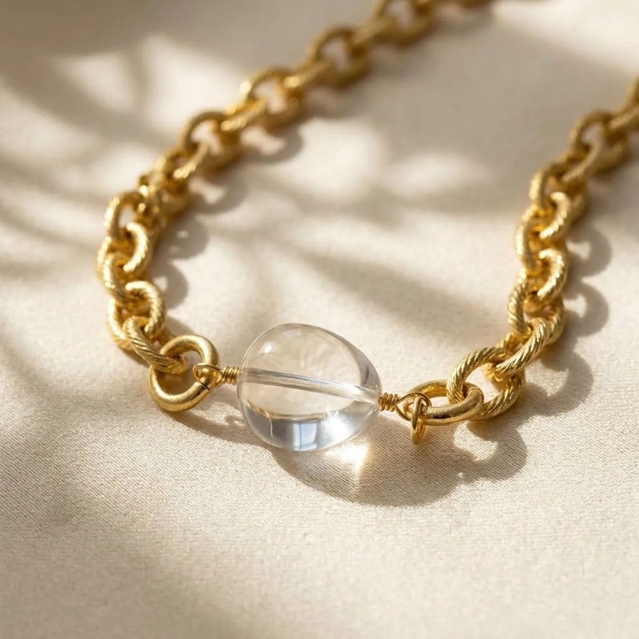 Diamond April Birthstone Statement Pendant Necklace: the shop's own photo
