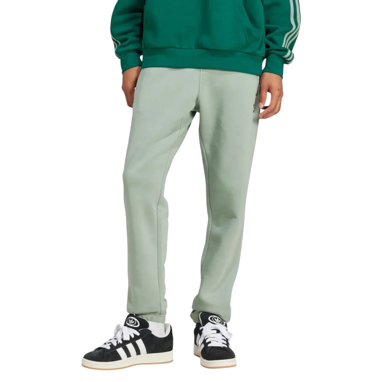 adidas Originals Men's Trefoil Essentials Joggers - Silver Green | Size: 2XL: the shop's own photo