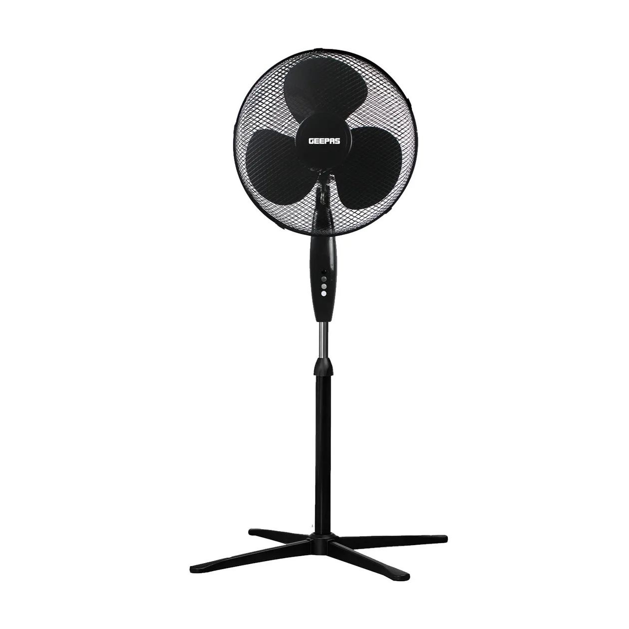 9-16" Desk & Pedestal Electric Oscillating Cooling Fans - Black / 16-Inch (3 Blade): the shop's own photo