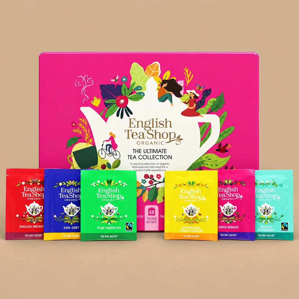 English Tea Shop The Ultimate Organic Tea Collection Gift Pack: the shop's own photo