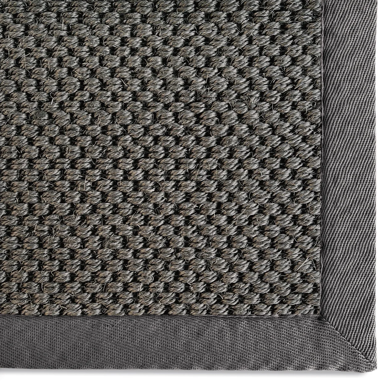 Sisal Talia - Grey with Grey Border / 120X170: the shop's own photo