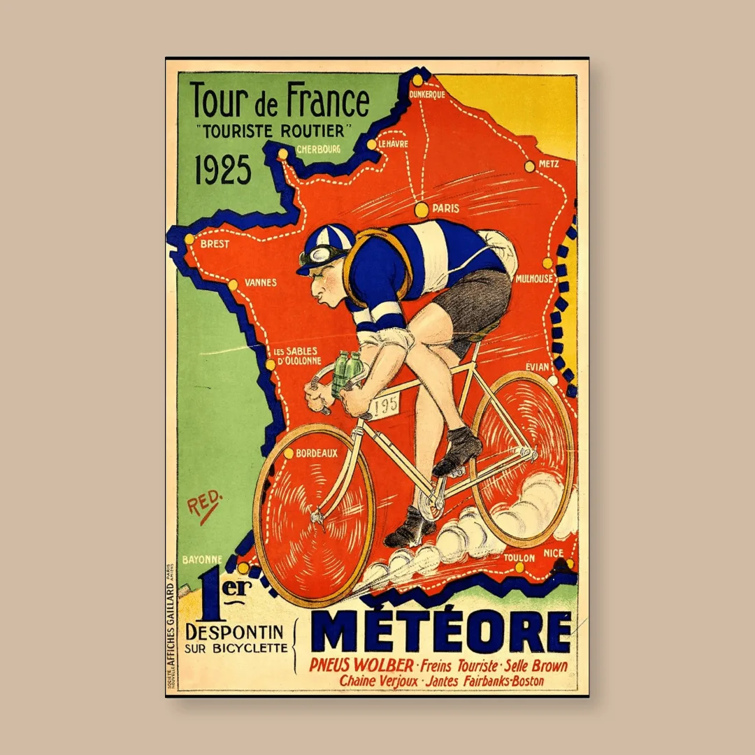 Tour De France 1925 A3 Poster: the shop's own photo