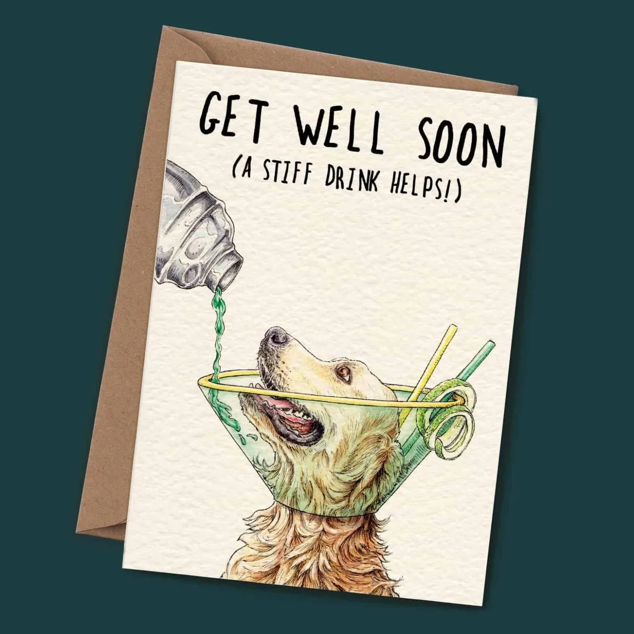 Get Well Soon Card: the shop's own photo