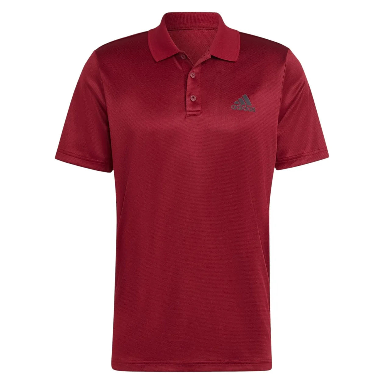 adidas Men's Designed to Move 3-Stripes Polo Shirt - Burgundy | Size: 2XL: the shop's own photo