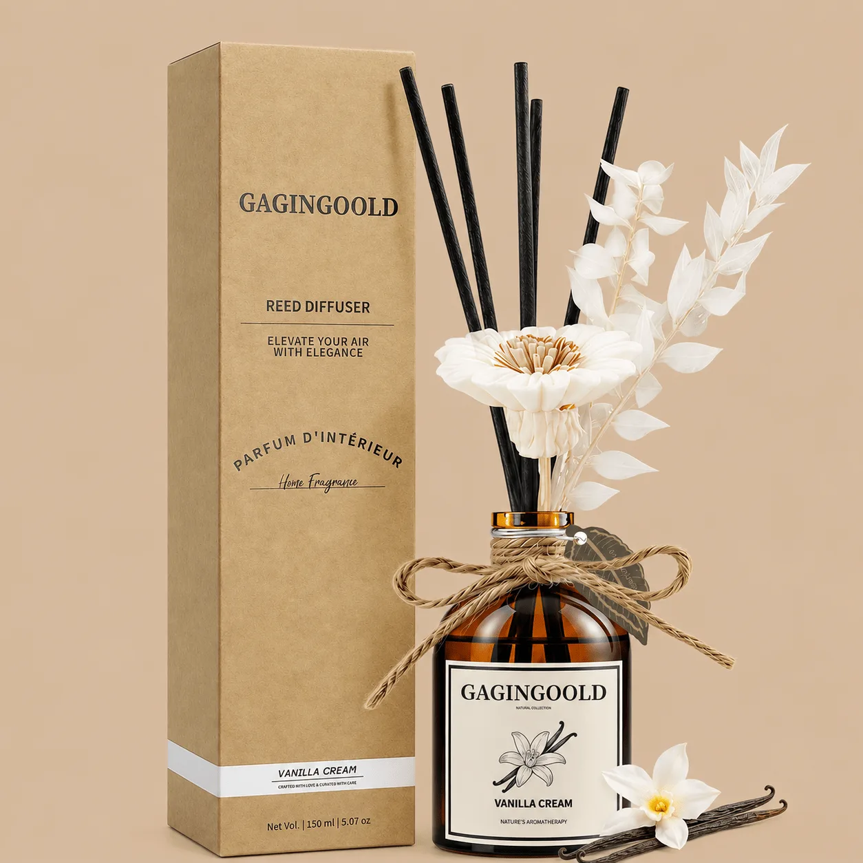 Vanilla Cream Reed Diffuser: the shop's own photo