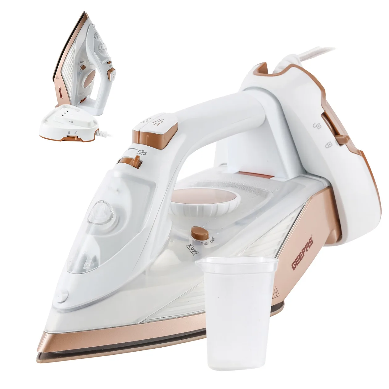 2-In-1 Self-Cleaning Cored and Cordless Steam Iron: the shop's own photo