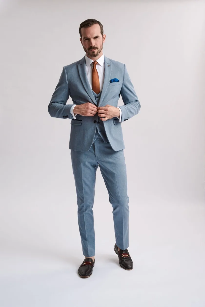 Bromley Sky 3 Piece Suit: the shop's own photo