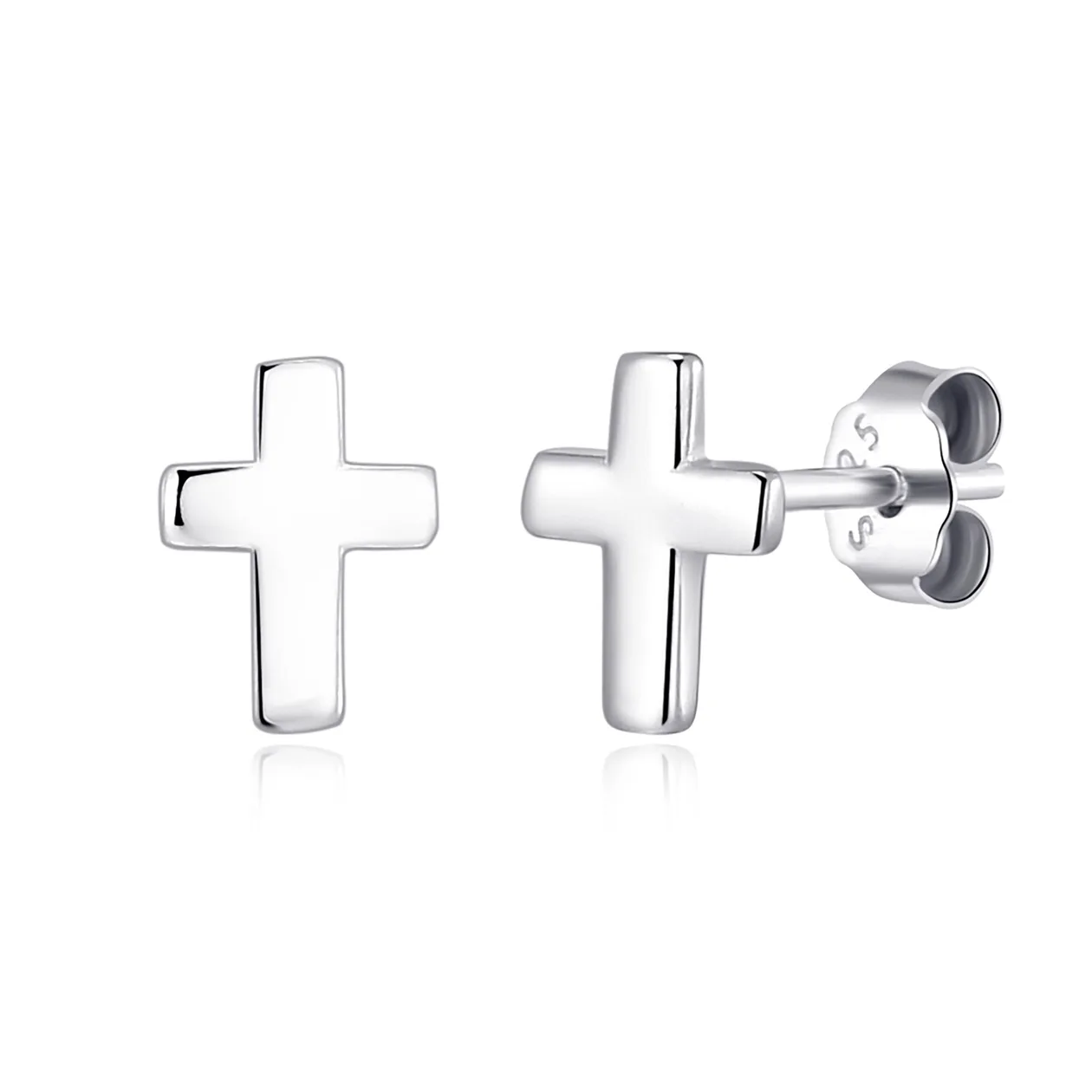 Sterling Silver Cross Earrings: the shop's own photo