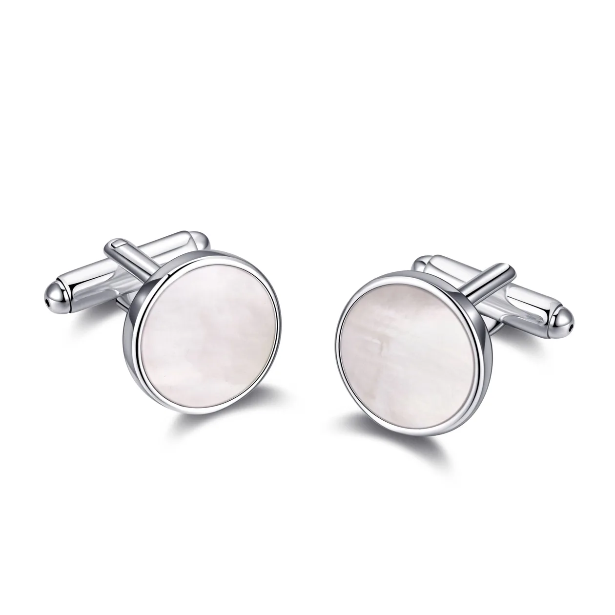 Men's Mother of Pearl Gemstone Cufflinks: the shop's own photo