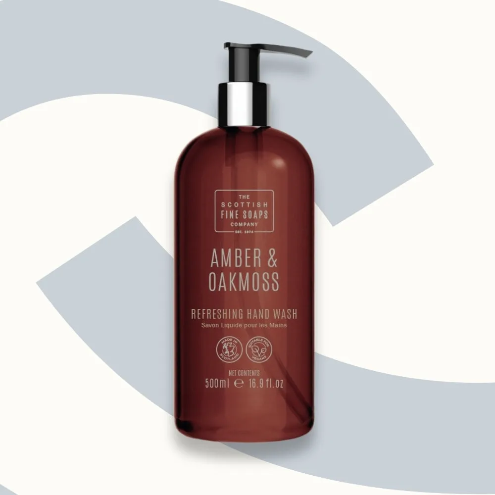 Amber & Oakmoss Refreshing Hand Wash 500ml: the shop's own photo