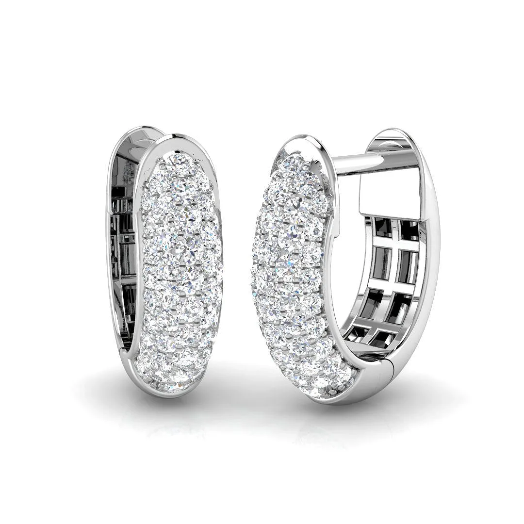 Refined Sparkle Diamond Earring 0.33 ct Platinum, 9ct, 18ct White, Yellow & Rose Gold | Handcrafted - 18k White Gold / 0.33 Carat / Lab-Grown-D/VVS: the shop's own photo
