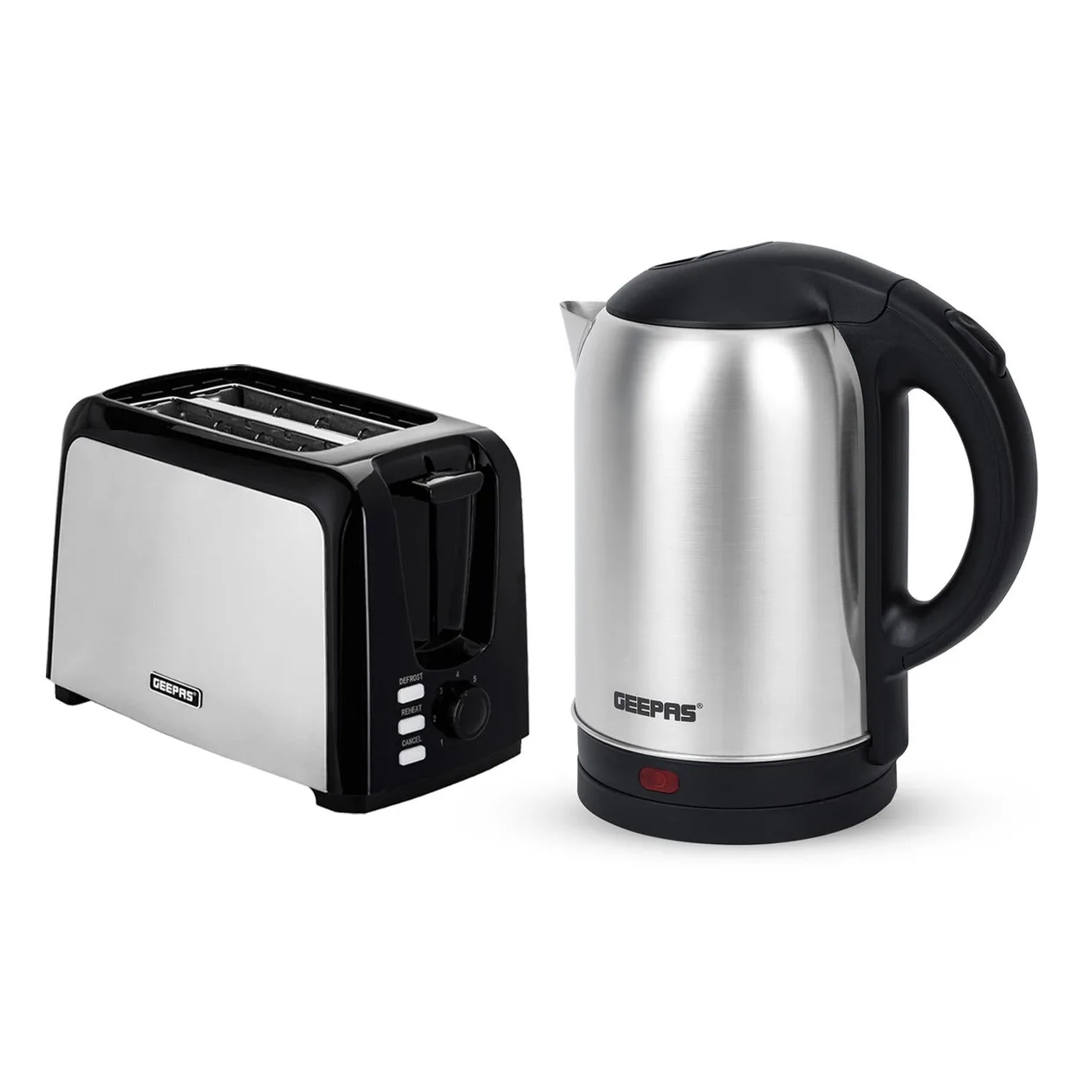 2 Slice Bread Toaster & 1.8L 1800W Electric Kettle Kitchen Set: the shop's own photo