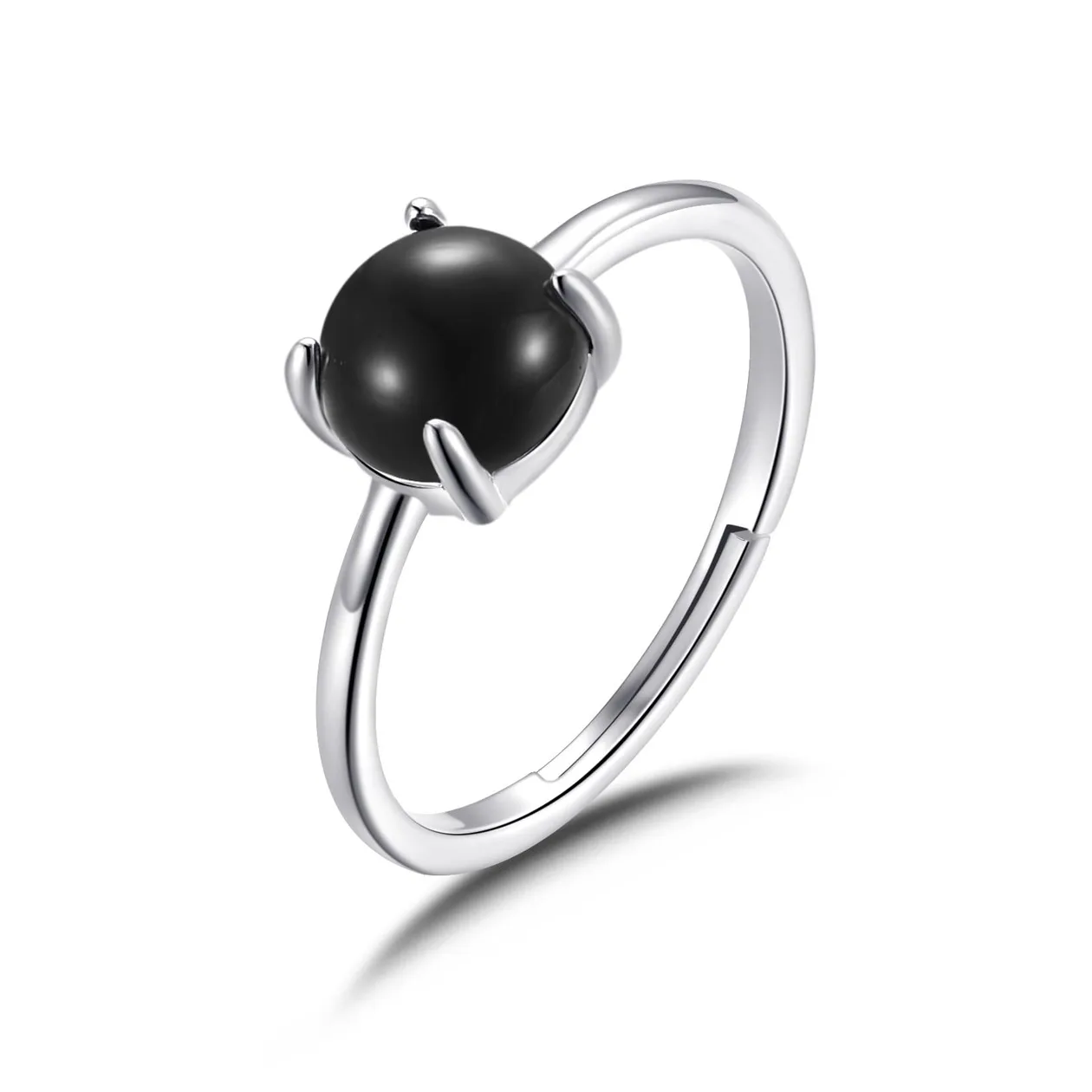 Black Onyx Adjustable Ring: the shop's own photo