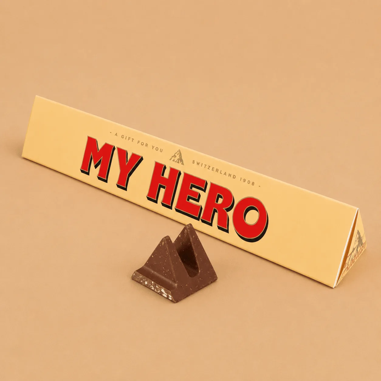 Toblerone "My Hero" Bar: the shop's own photo