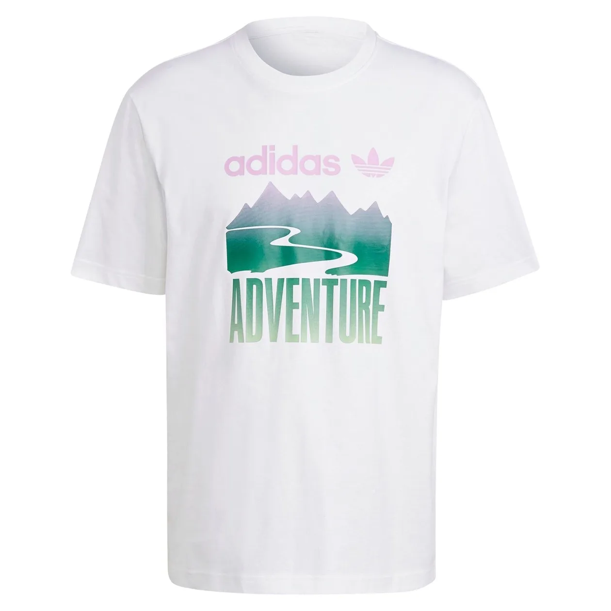 adidas Originals ADV Adventure Mountain Logo Tee - White | Size: XS: the shop's own photo