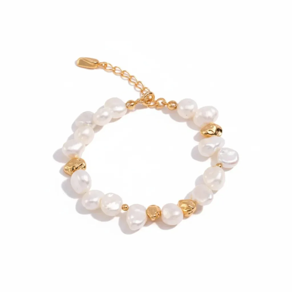 Gold Natural Pearl Bracelet: the shop's own photo