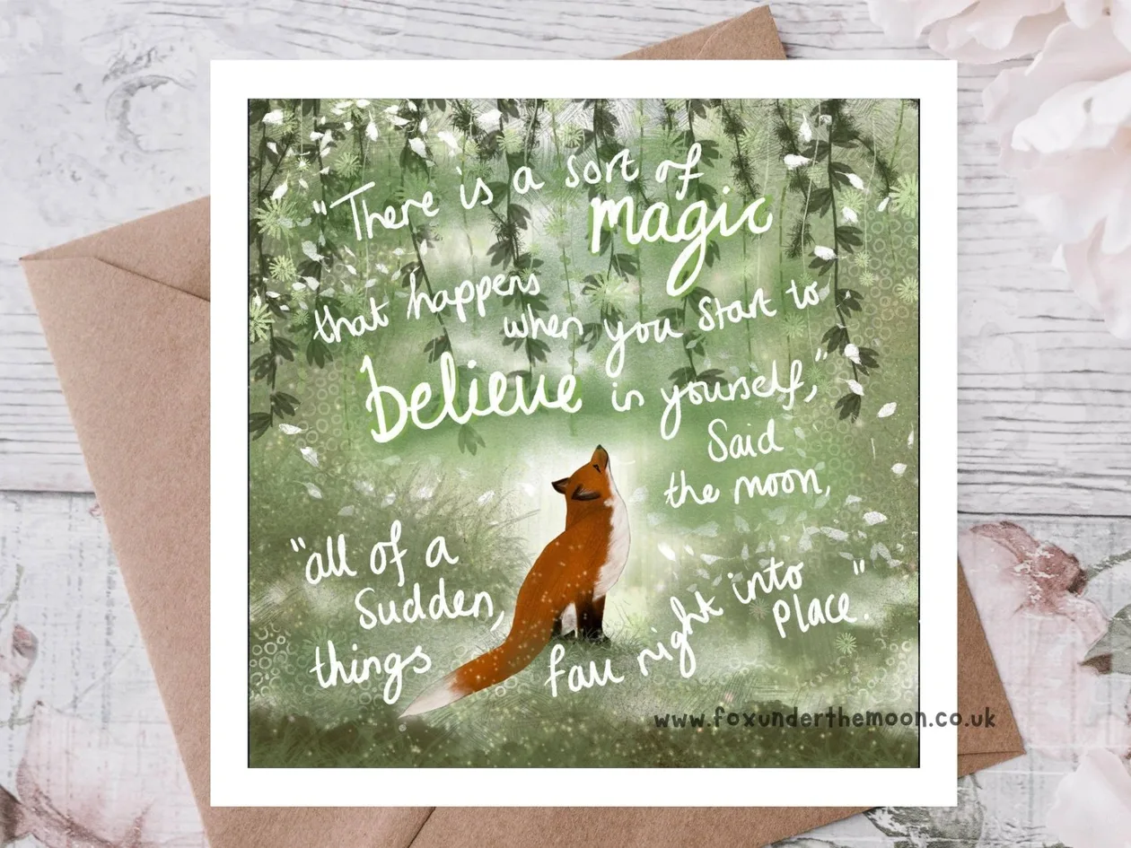 "Believe" Congratulations Card | Encouragement Card: the shop's own photo
