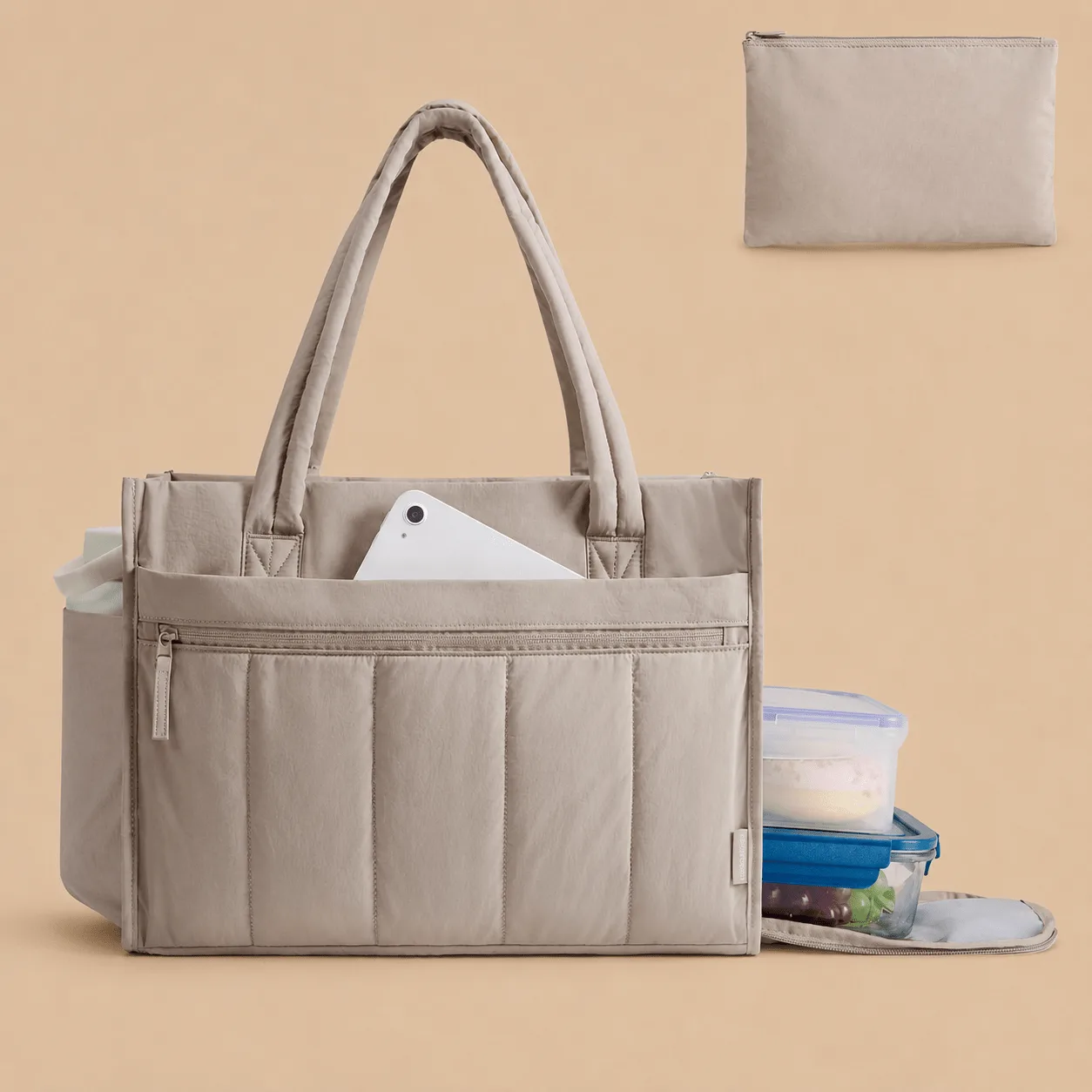 bagsmart Puffer Laptop Handbag: the shop's own photo