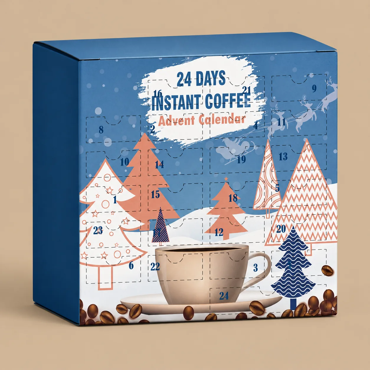 Baytrade Instant Christmas Coffee Advent Calendar: the shop's own photo